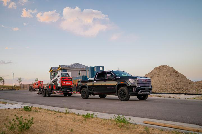 Pickup truck driving on a highway representing light-duty midship stub shaft applications
