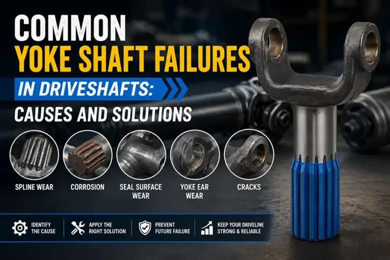 Common Yoke Shaft Failures in Driveshafts: Causes and Solutions